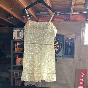 Altar'd State Cream Textured Dress